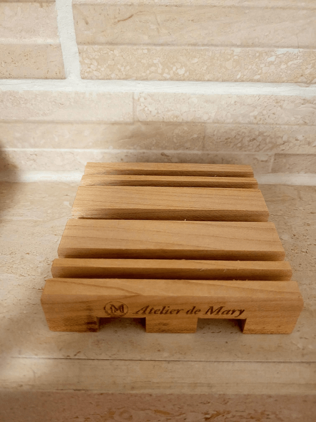 Porte savon en bois d'érable